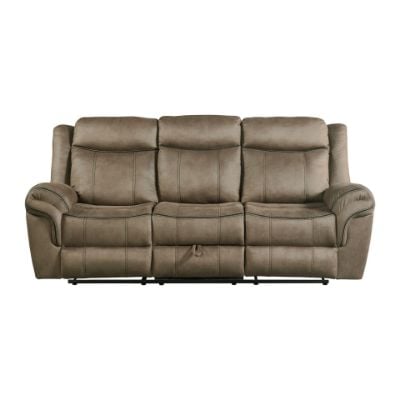 Sorrento Motion Sofa w Dropdown in T101 Brown Front.jpg